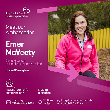 Cavan Ambassador Emer McVeety