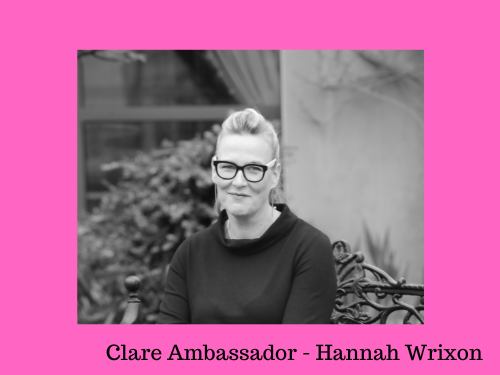 Clare Ambassador Hannah Wrixon